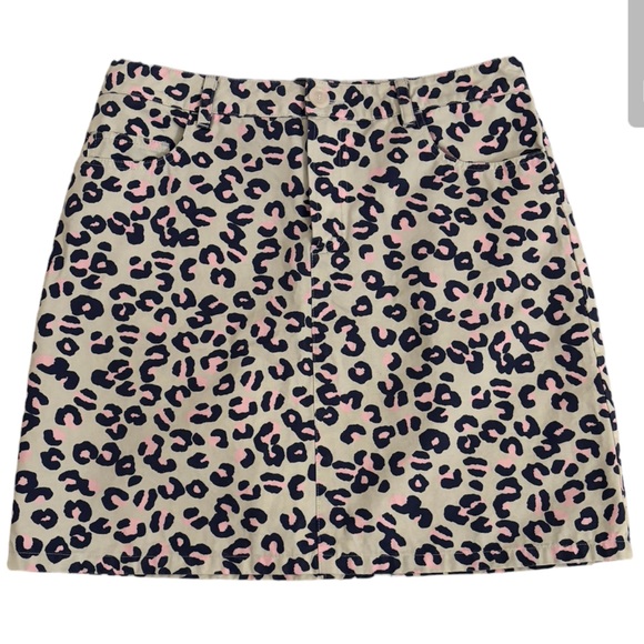 A.P.C. Animal Print Mini Skirt Size Medium - Picture 1 of 8